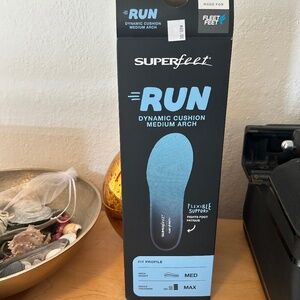 Superfeet Run Dynamic Cushion Medium Arch Men's 11.5-13 F Women's 12+